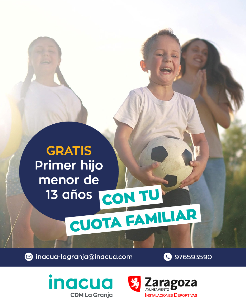 Cuota gratis para 1er hijo/a menor de 13 años (cuota familiar)